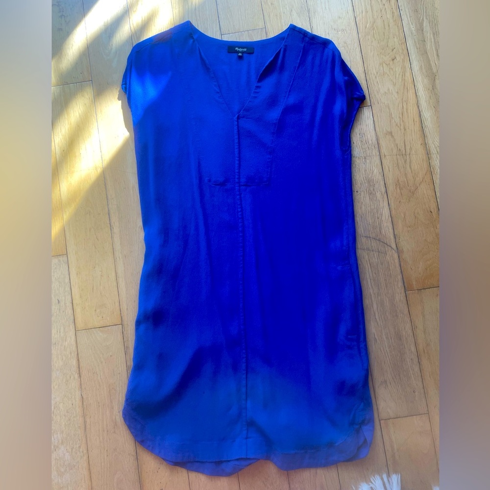 Cobalt blue Madewell dress. XS